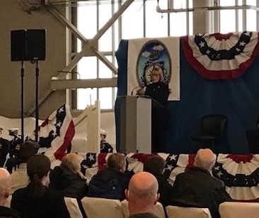 Shaheen & Hassan Participate in Change of Command Ceremony at Portsmouth Naval Shipyard 2